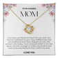 To My Amazing Mom Love Knot Necklace