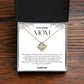 To My Amazing Mom Love Knot Necklace