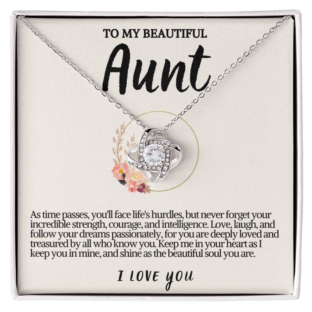 Aunt Love knot Necklace