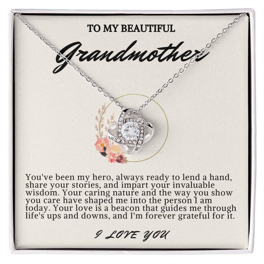 Grandmother Love Knot Necklace