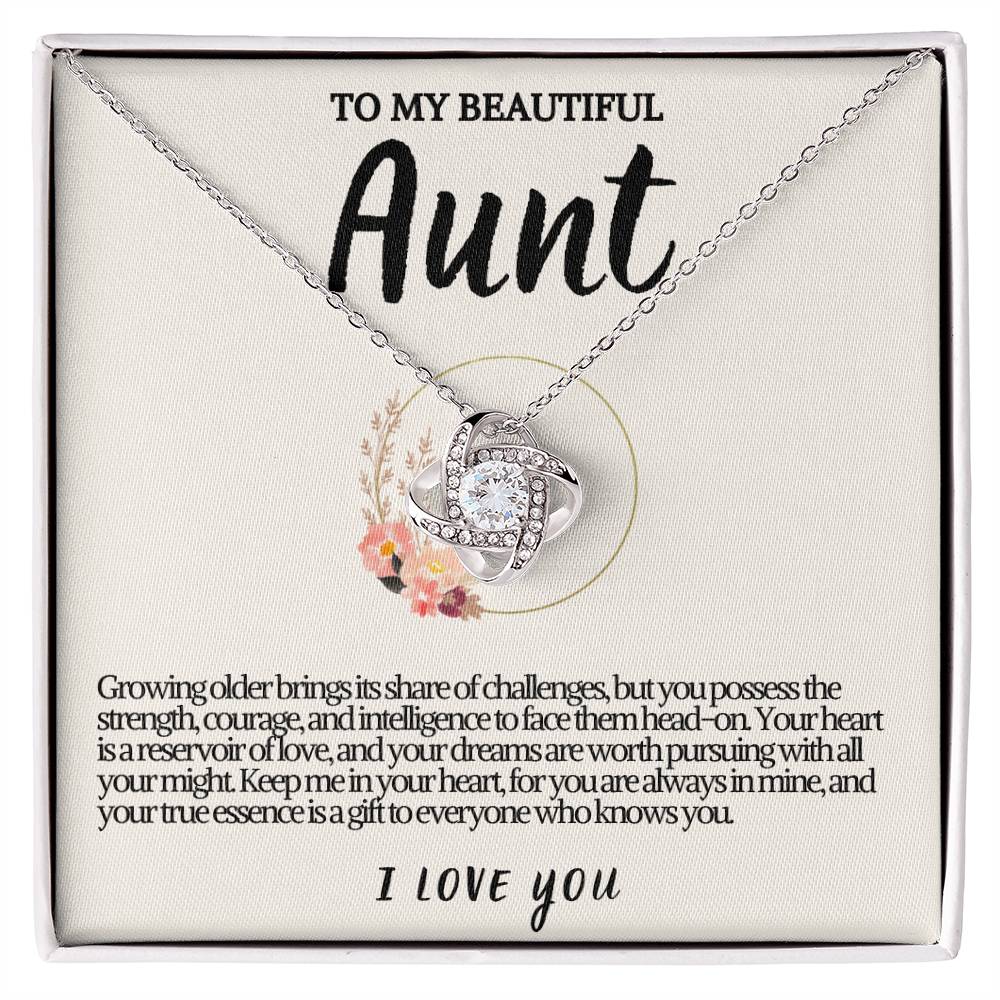 Aunt Love knot Necklace