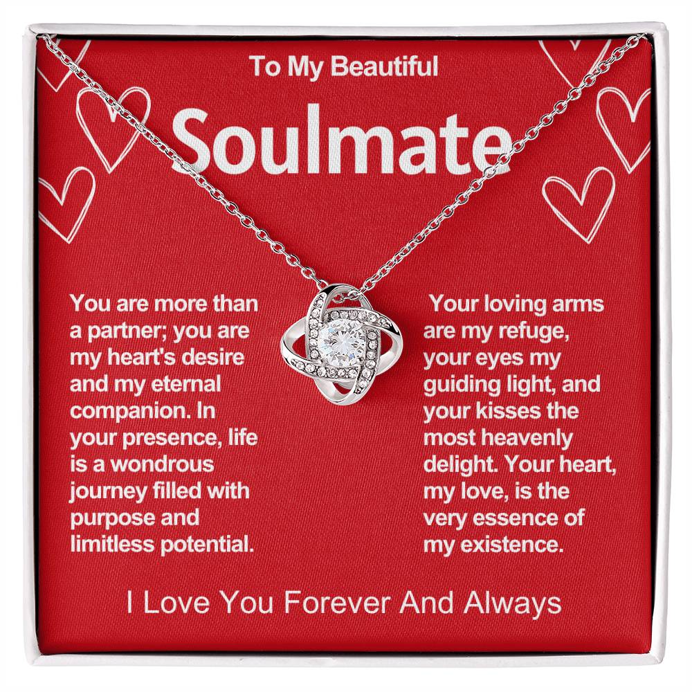 Soulmate Love Knot Valentine Necklace