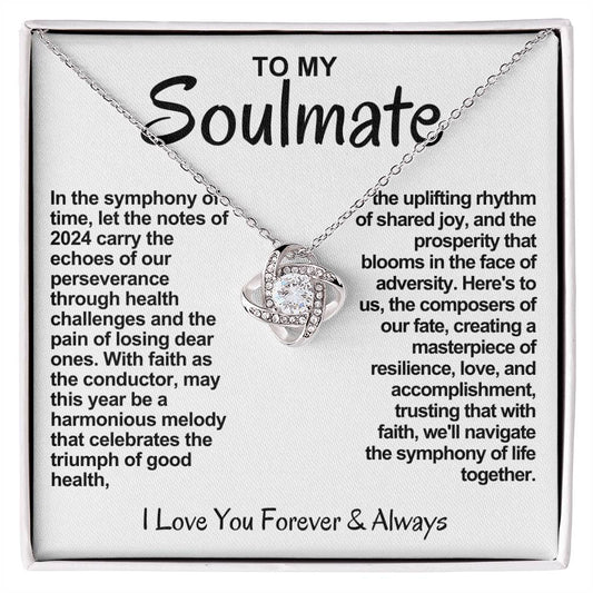 Soulmate Love Knot Necklace-The Composers of Our Fate