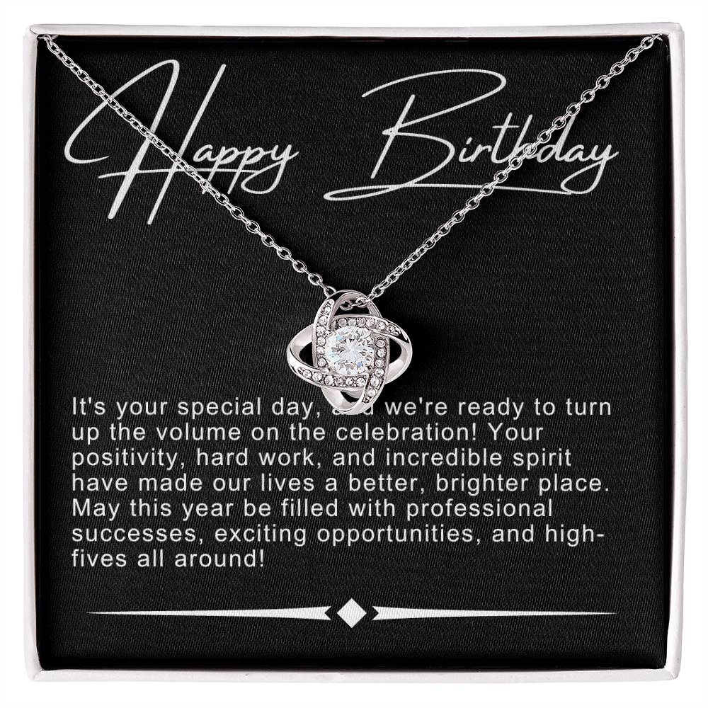 Happy Birthday Necklace