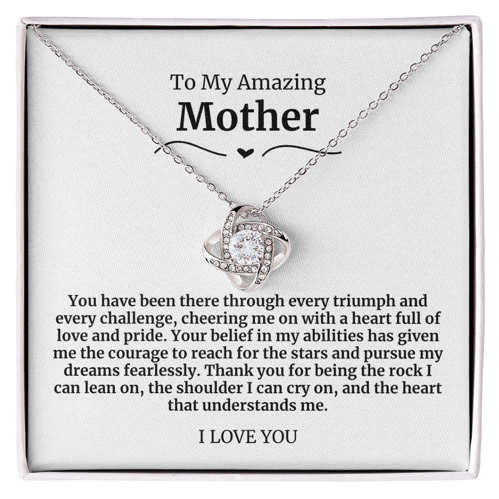 19 To My Amazing Mother Necklace