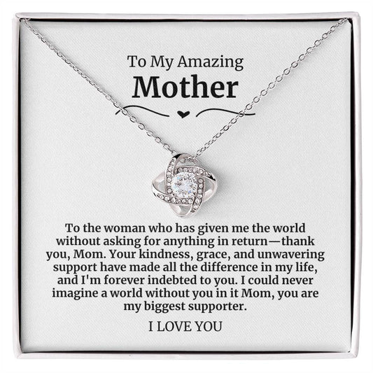 37 To My Amazing Mother Necklace