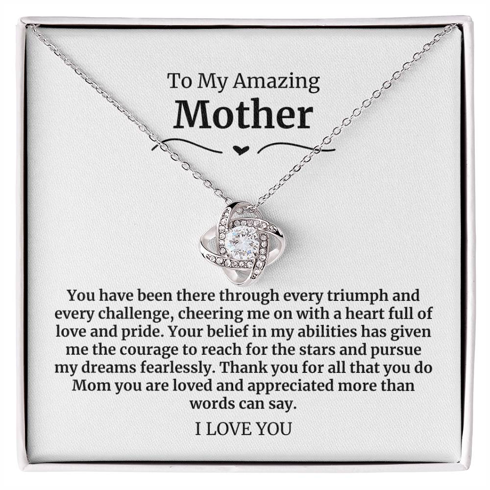 17 To My Amazing Mother Necklace