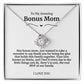 To My Amazing Bonus Mom Necklace