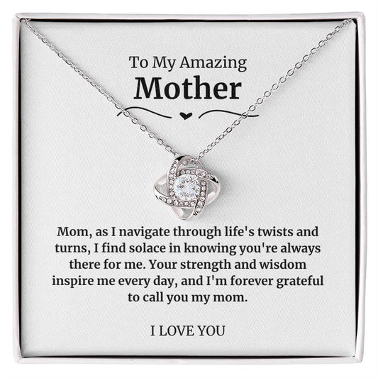 30 To My Amazing Mother Necklace