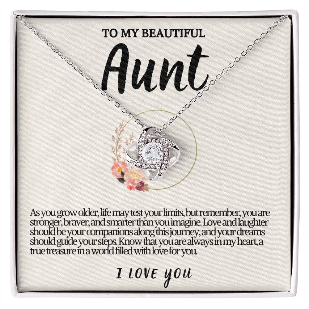 Aunt Love knot Necklace