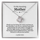 3 To My Amazing Mother Necklace