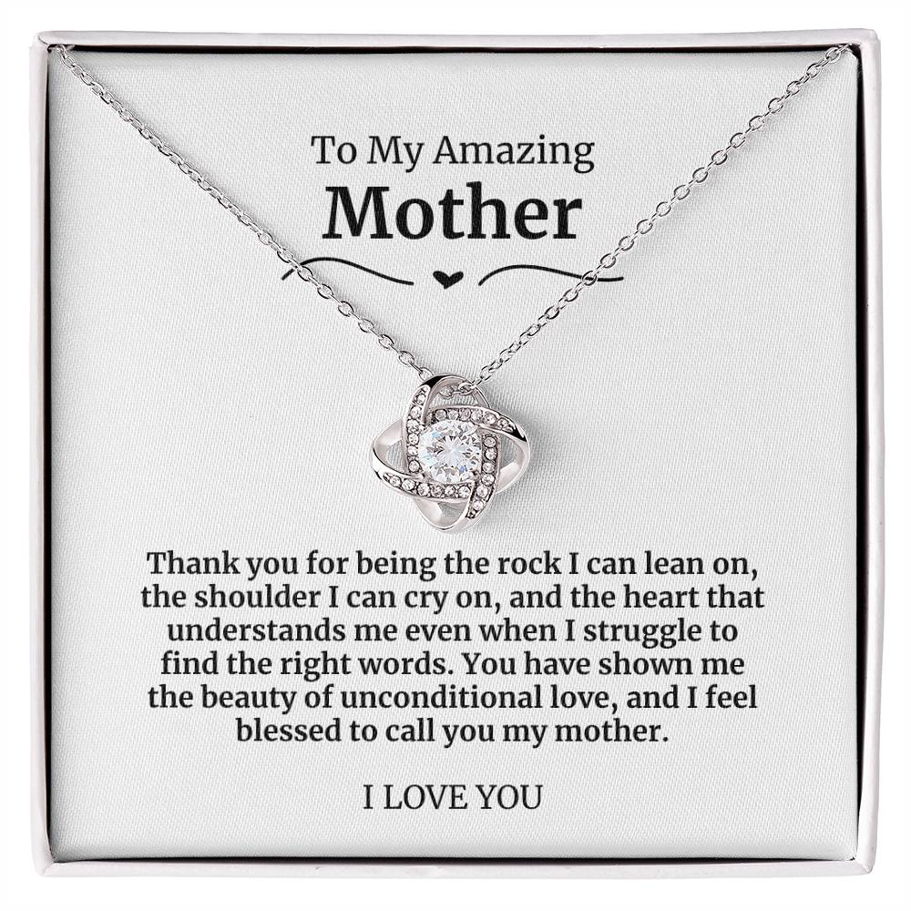 3 To My Amazing Mother Necklace