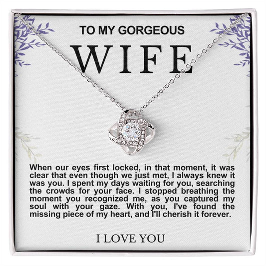 Wife Love Knot Necklace