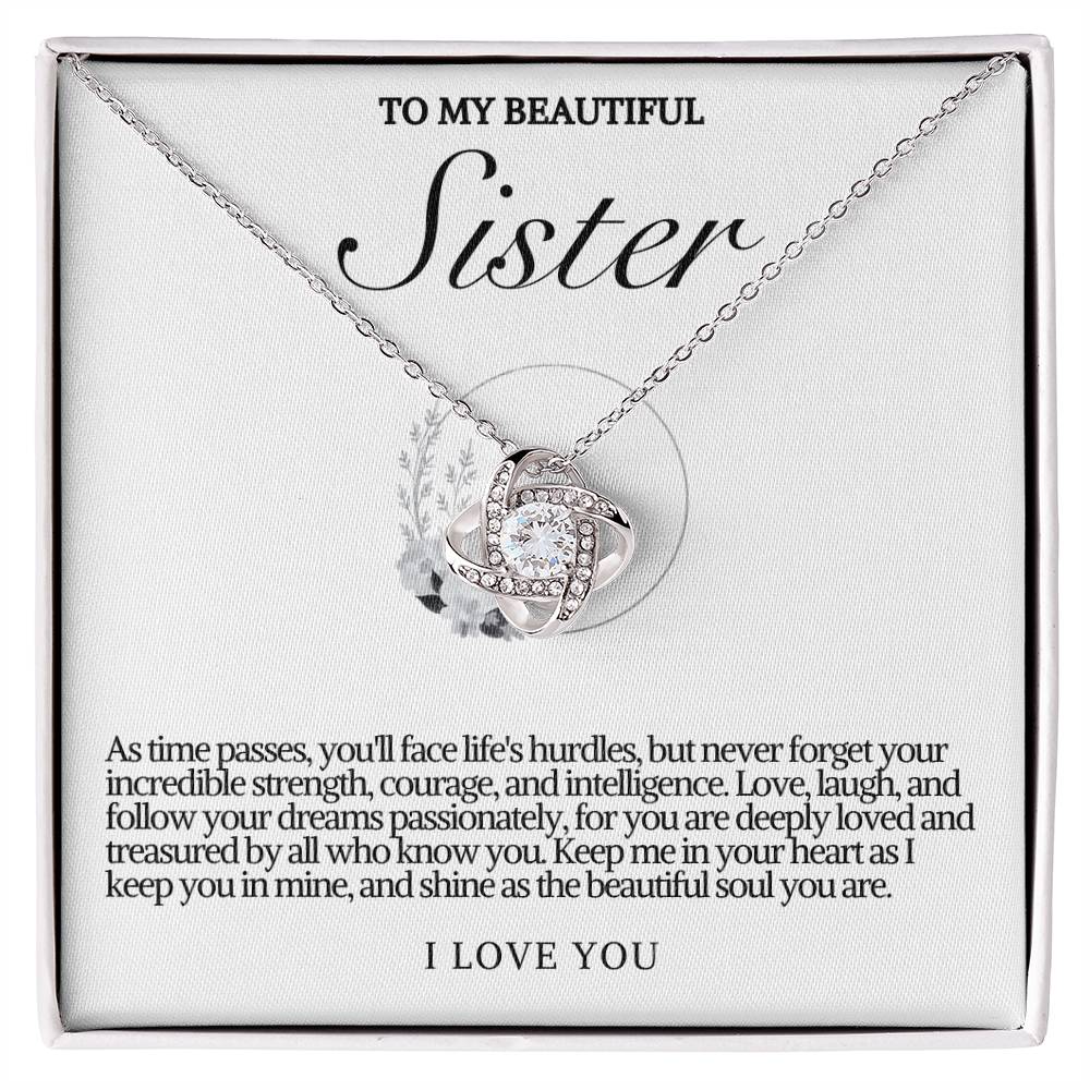 Sister Love Knot Necklace