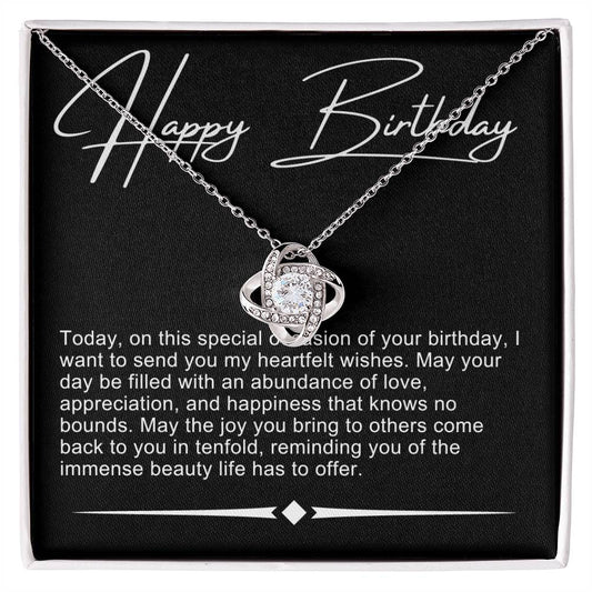 Happy Birthday Necklace