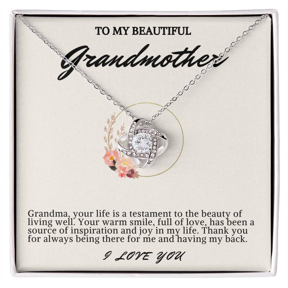 Grandmother Love Knot Necklace