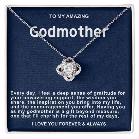 Godmother Love Knot Necklace