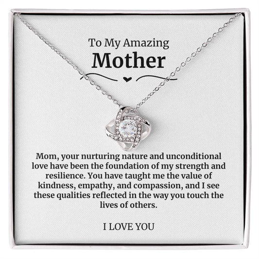 4 To My Amazing Mother Necklace