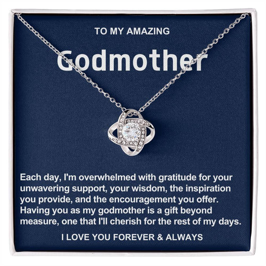 Godmother Love Knot Necklace