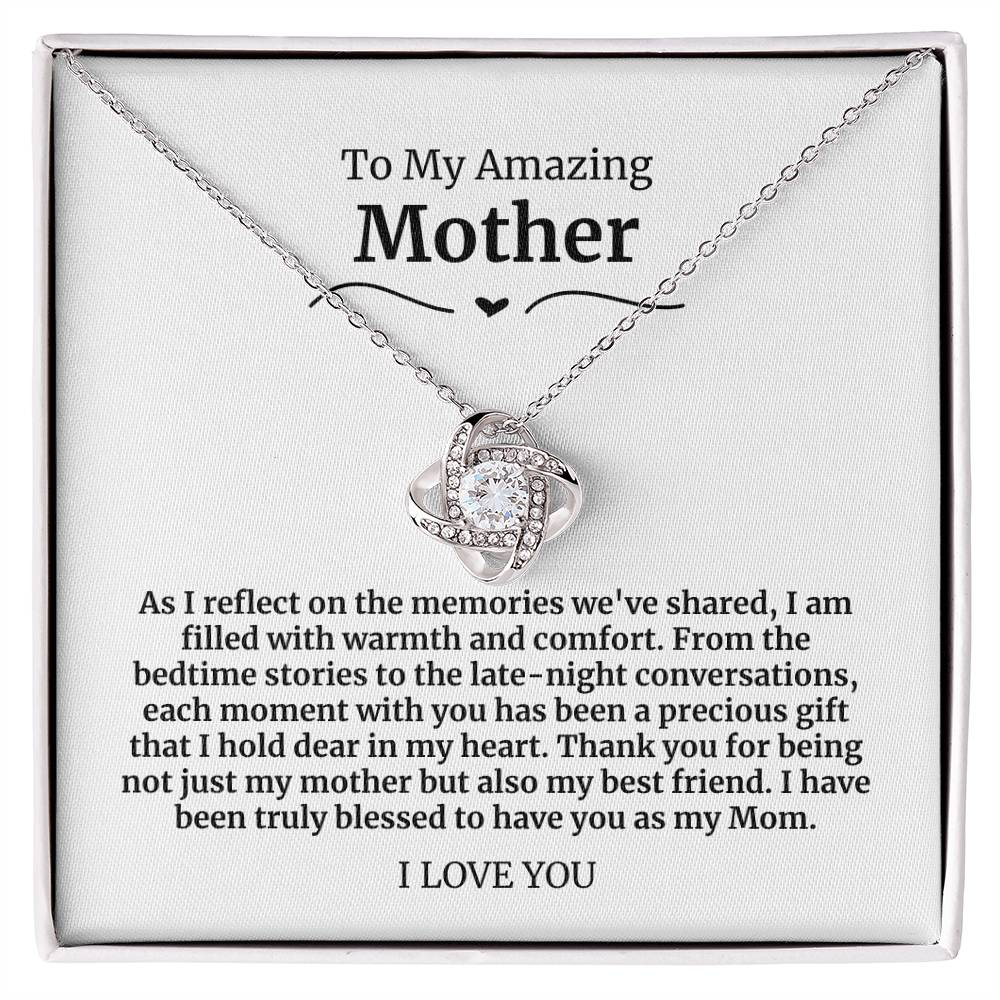 42 To My Amazing Mother Necklace