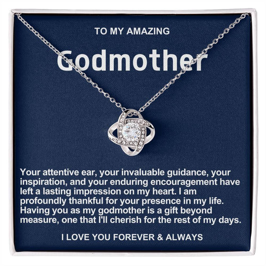 Godmother Love Knot Necklace