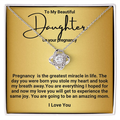 Daughter Pregnancy Necklace