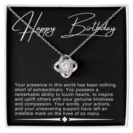 Happy Birthday Necklace