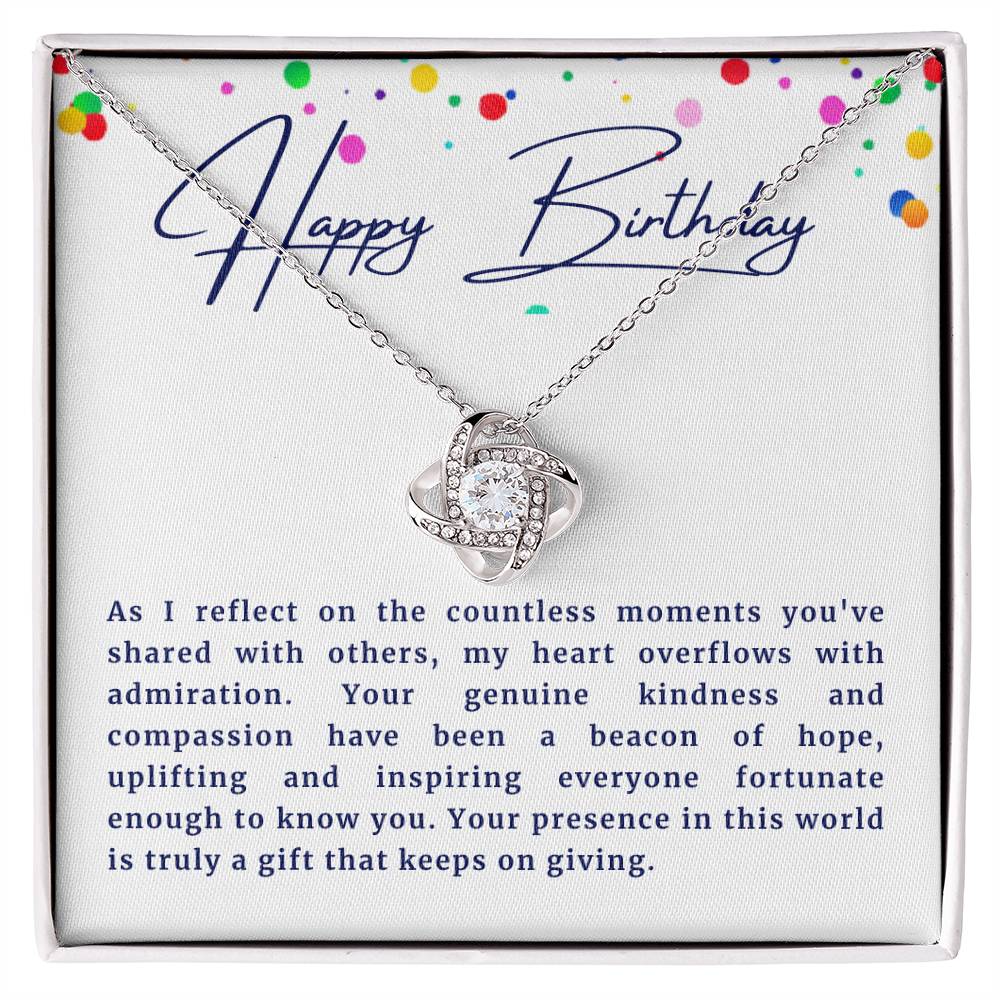 Happy Birthday Necklace