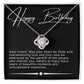 Happy Birthday Necklace