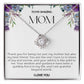 To My Amazing Mom Love Knot Necklace