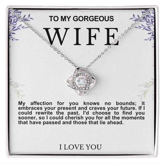 Wife Love Knot Necklace