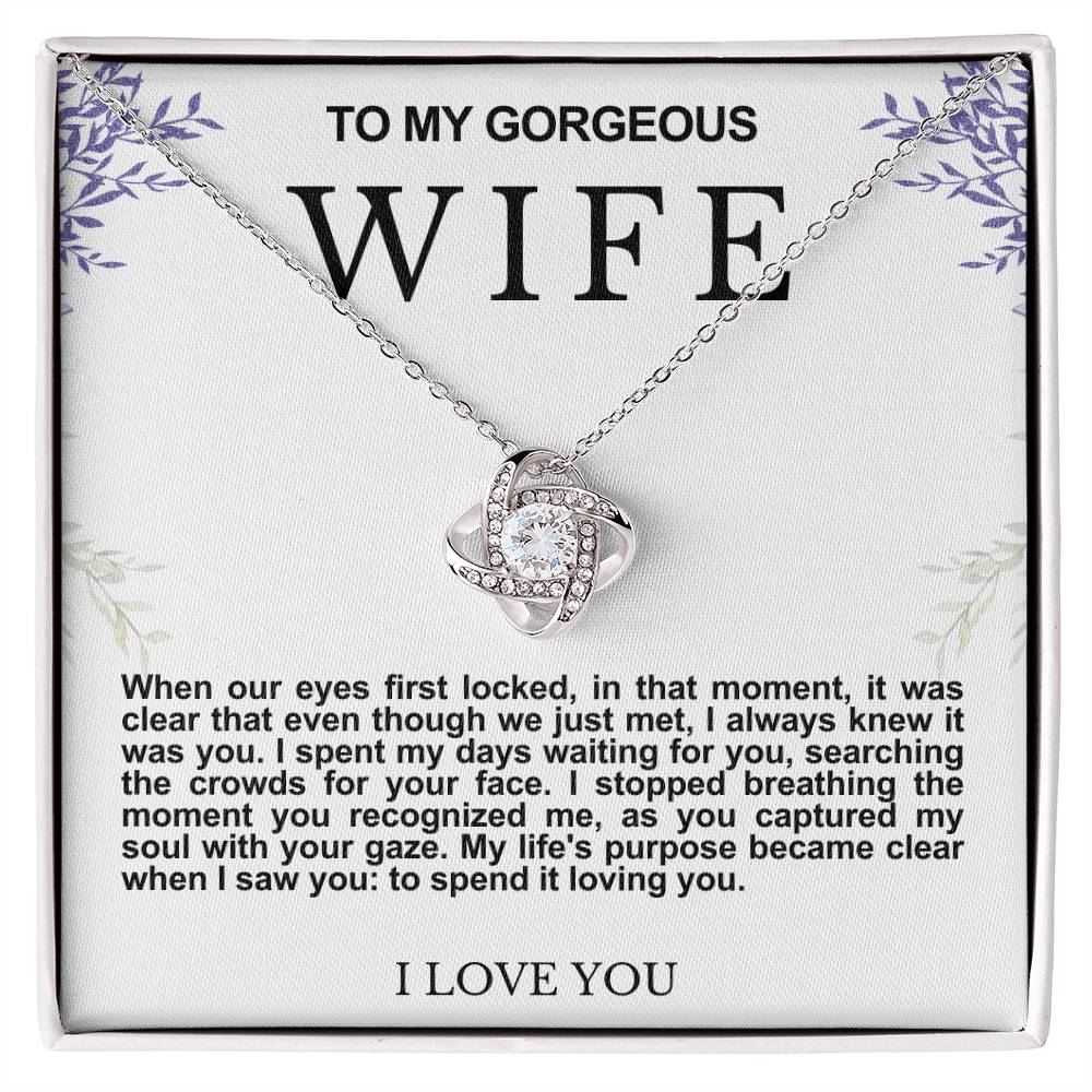 Wife Love Knot Necklace