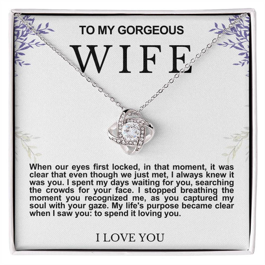 Wife Love Knot Necklace