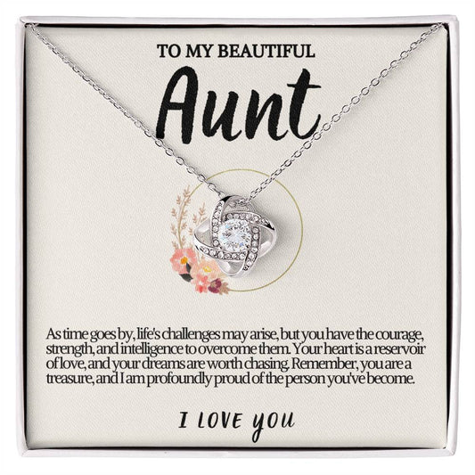 Aunt Love knot Necklace