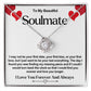 Soulmate Valentine Love Knot Necklace