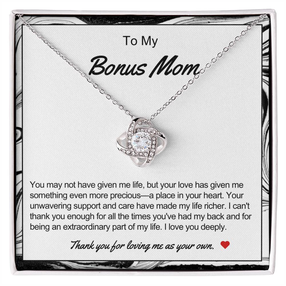 Bonus Mom Love Knot Necklace