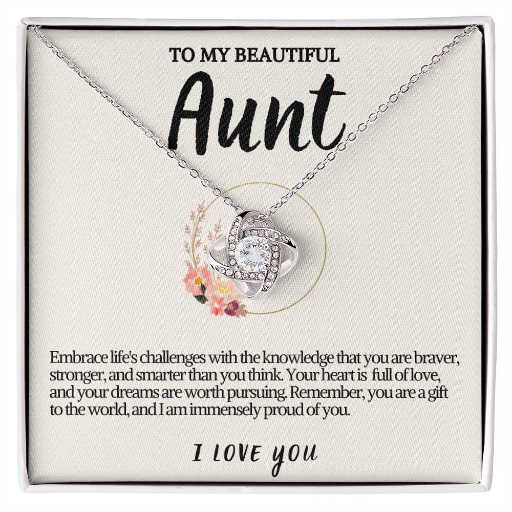 Aunt Love knot Necklace