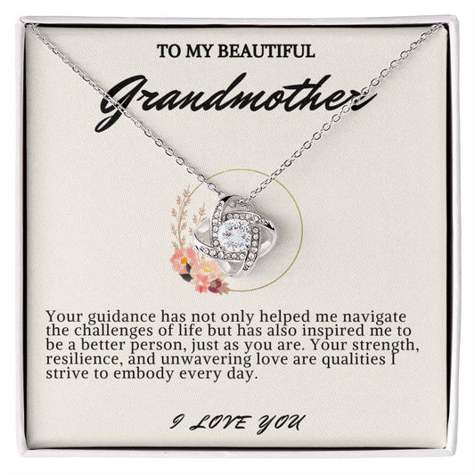 Grandmother Love Knot Necklace