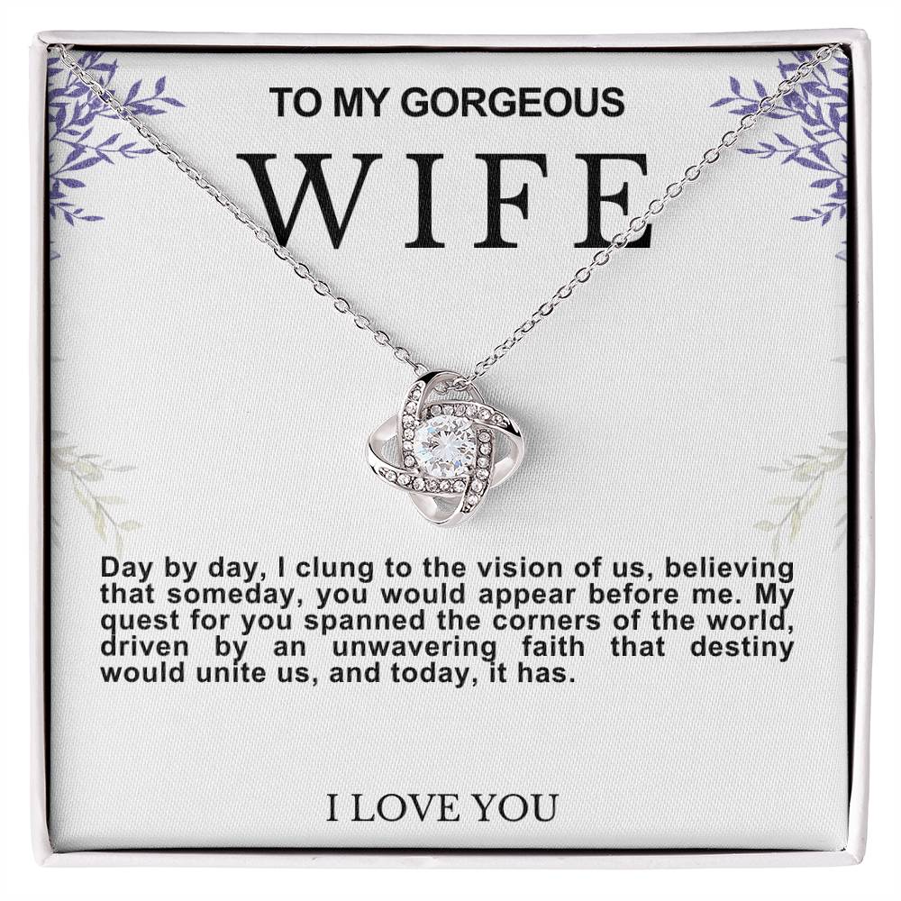 Wife Love Knot Necklace