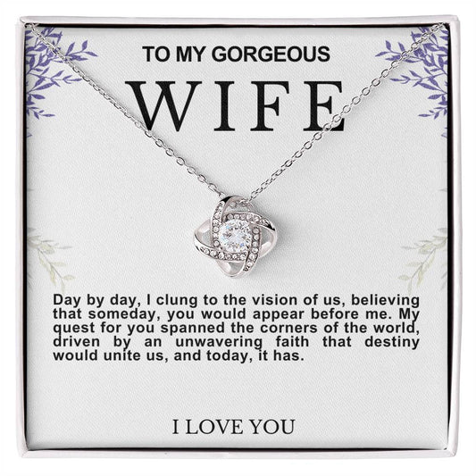 Wife Love Knot Necklace