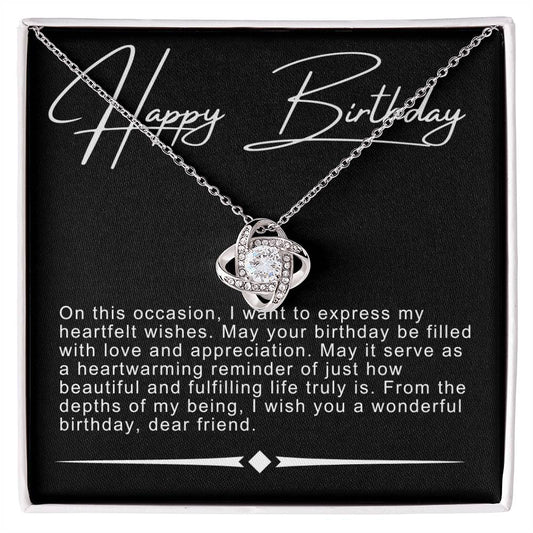 Happy Birthday Necklace