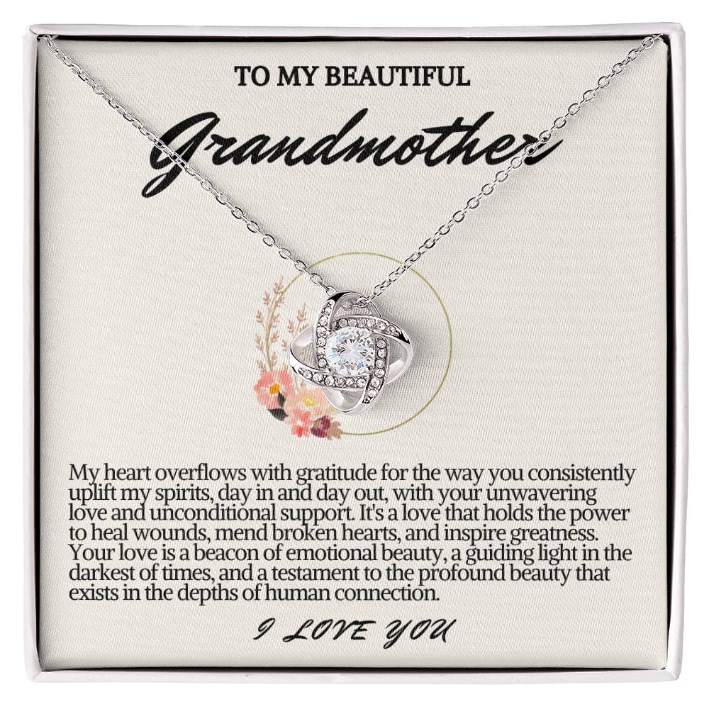 Grandmother Love Knot Necklace