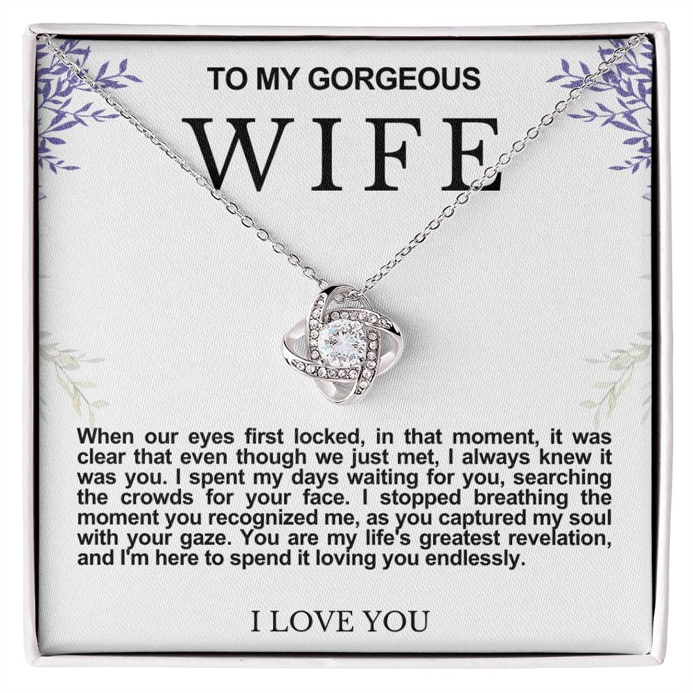 Wife Love Knot Necklace