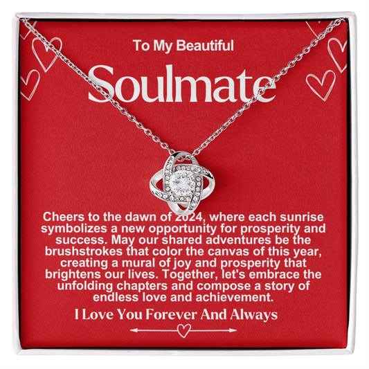 Soulmate New Year Love Knot Necklace