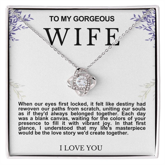 Wife Love Knot Necklace