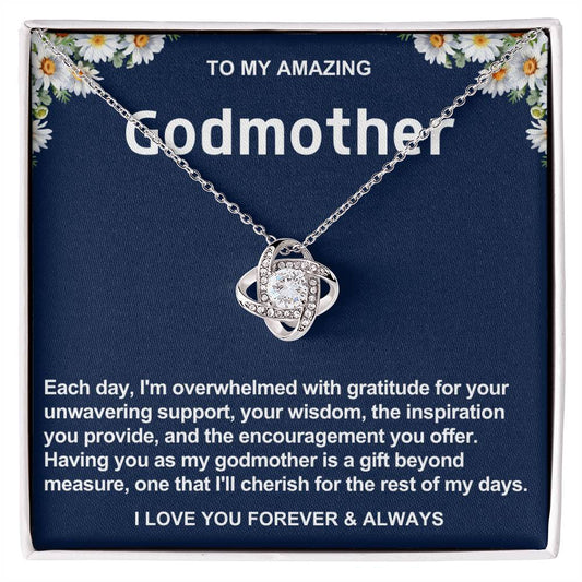 Godmother Love Knot Necklace