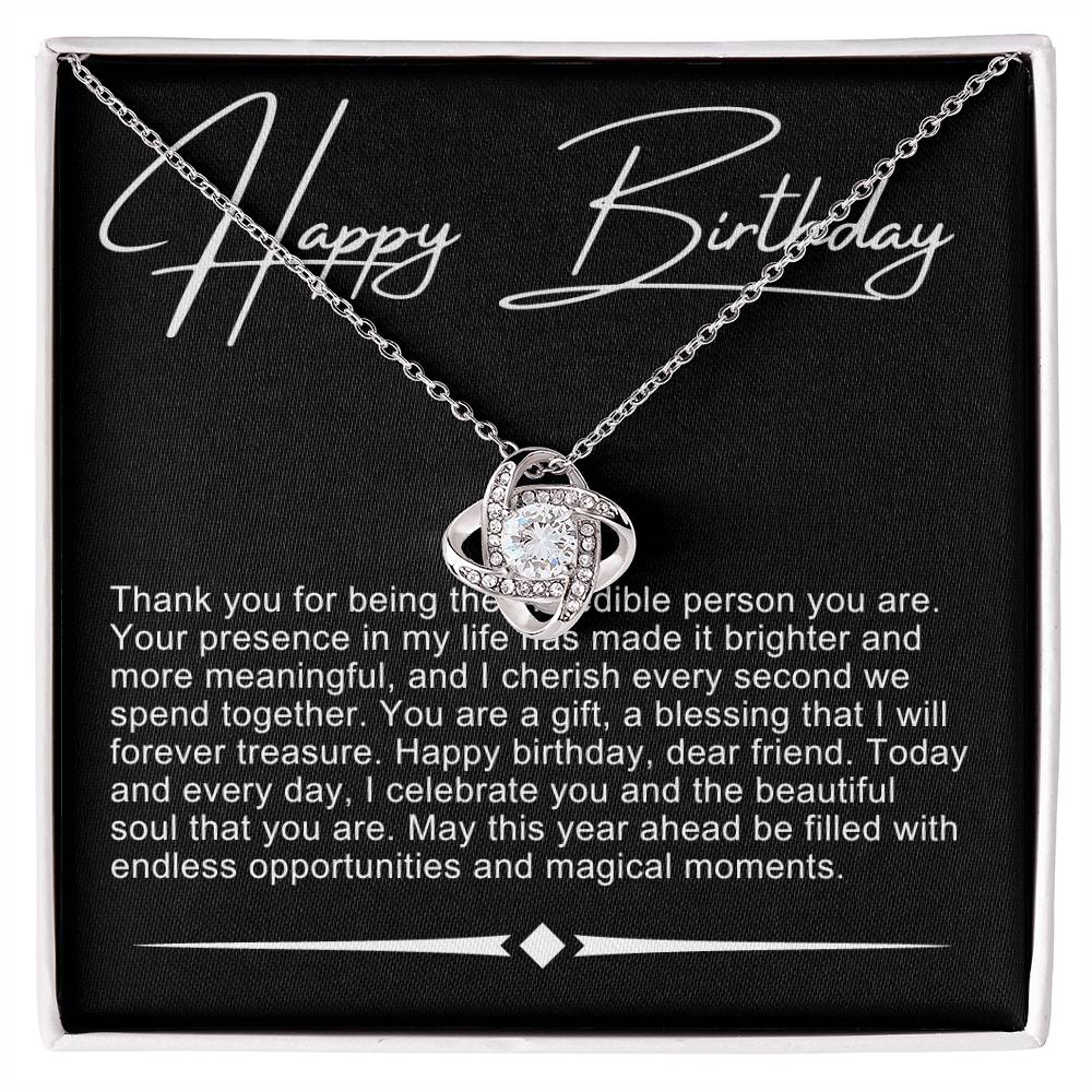 Happy Birthday Necklace