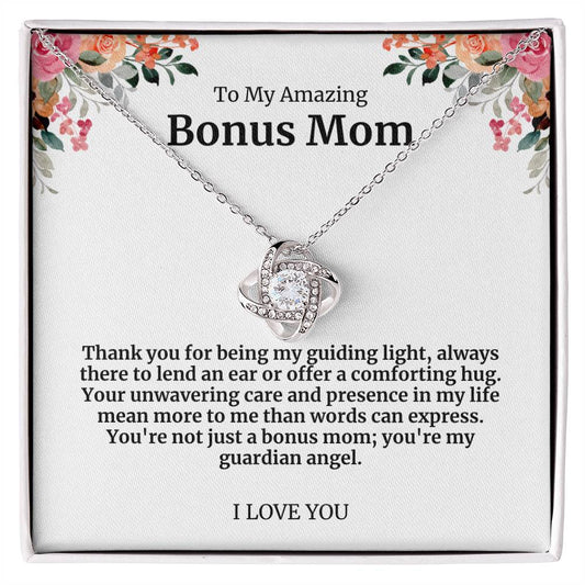 To My Amazing Bonus Mom Necklace