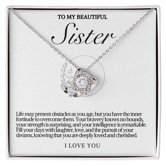 Sister Love Knot Necklace