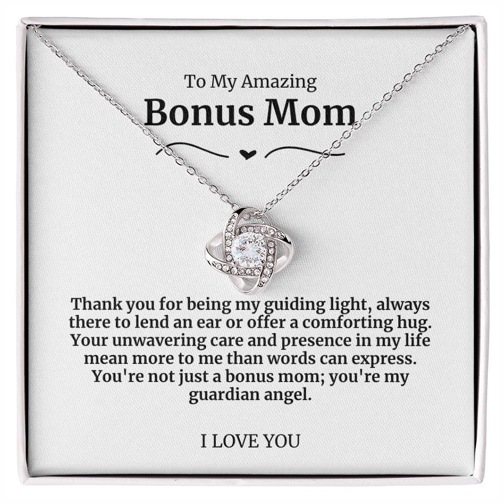 To My Amazing Bonus Mom Necklace